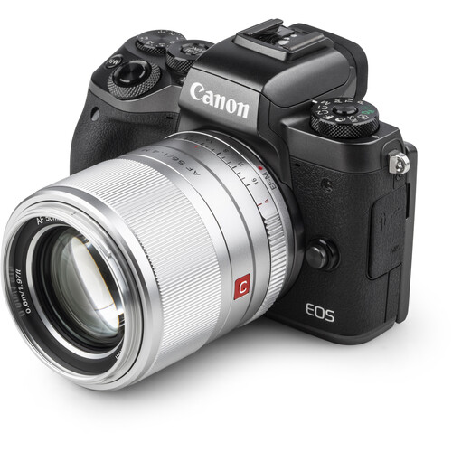 Viltrox AF 56mm f/1.4 M Lente para Canon EF-M (Silver) - Imagen 7
