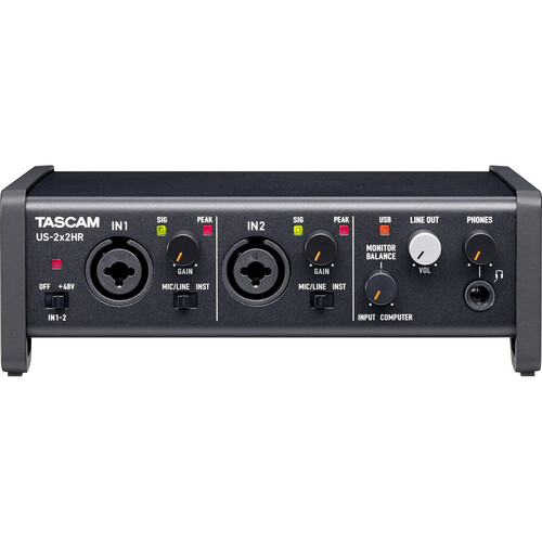 TASCAM US-2x2HR Interfaz de Audio USB-C 2.0 Audio/MIDI de 2 Canales - Imagen 2