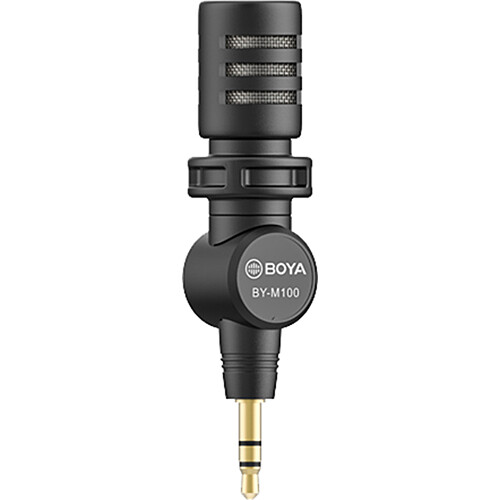BOYA BY-M100 Micrófono Condensador Ultracompacto con Plug de 3.5mm TRS - Imagen 2