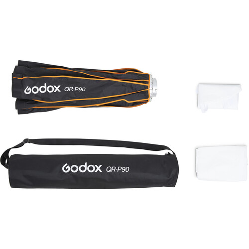 Godox QR-P90 Softbox Parabólico de Armado Rápido con Montura Bowens (90cm) - Imagen 9