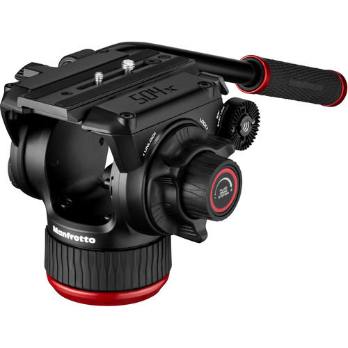 Manfrotto 504X Cabezal Profesional Fluido para Video con Flat Base / MVH504XAH
