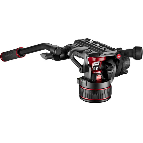 Manfrotto MVK608TWINGA KIT Nitrotech Cabezal 608 de Vídeo Fluido y Trípode de Aluminio con Separador a Piso - Imagen 5