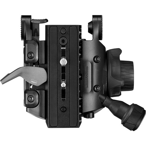 Manfrotto MVK608TWINGA KIT Nitrotech Cabezal 608 de Vídeo Fluido y Trípode de Aluminio con Separador a Piso - Imagen 7