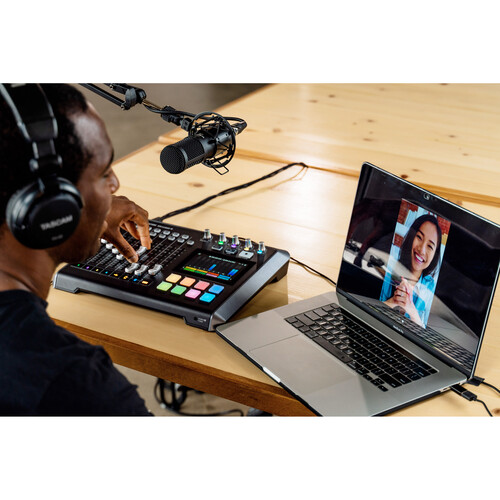 Tascam Mixcast 4 para Podcast, Mezclador, Grabador e Interfaz de Audio USB - Imagen 8