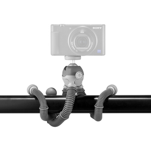 JOBY Podzilla Trípode de mesa Largo con Griptight 360 Soporte para Smarphone (Gray) / JB01732 - Imagen 5