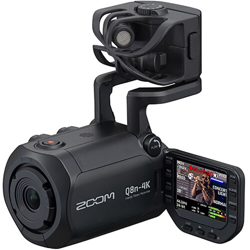Zoom Q8n-4K Cámara De Video 4K Con Captura de Audio Profesional