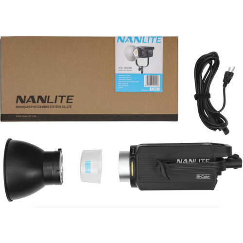 Nanlite FS-300B Bi-Color LED Monolight Montura Bowens-S / 12-2043 - Imagen 4