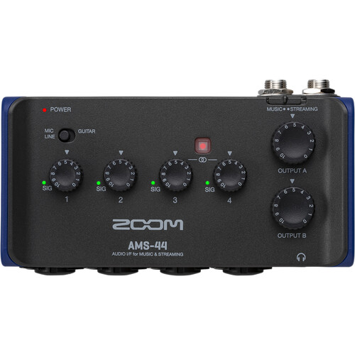 Zoom AMS-44 Interfaz de Audio USB 4×2 Para Streaming y Músicos - Imagen 3