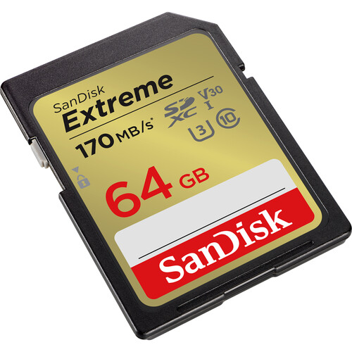 SanDisk 64GB Extreme UHS-I Tarjeta de Memoria SDXC / SDSDXV2-064G-GNCIN - Imagen 3