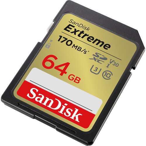 SanDisk 64GB Extreme UHS-I Tarjeta de Memoria SDXC / SDSDXV2-064G-GNCIN - Imagen 2