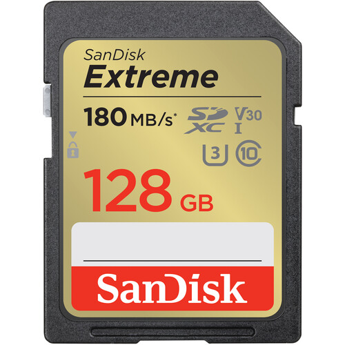 SanDisk 128GB Extreme UHS-I SDXC Tarjeta de Memoria SD / SDSDXVA-128G-GNCIN