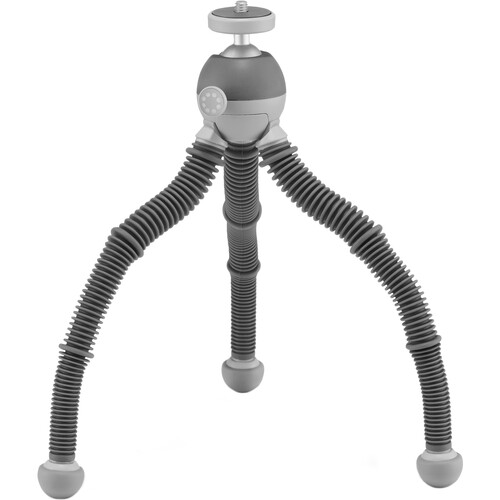 JOBY Podzilla Trípode de mesa Largo con Griptight 360 Soporte para Smarphone (Gray) / JB01732