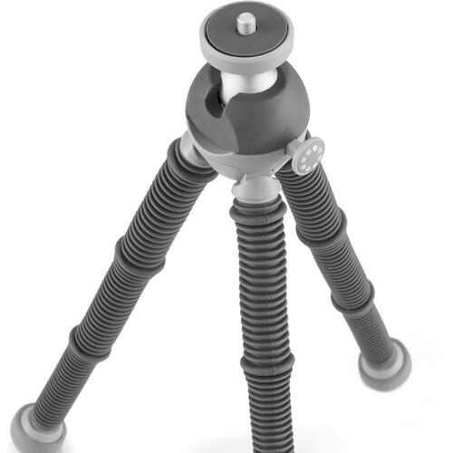 JOBY Podzilla Trípode de mesa Largo con Griptight 360 Soporte para Smarphone (Gray) / JB01732 - Imagen 6