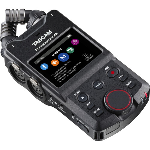 TASCAM PortaCapture X6 Grabadora de Campo Multipista de 6 Canales y 32 Bits Flotante