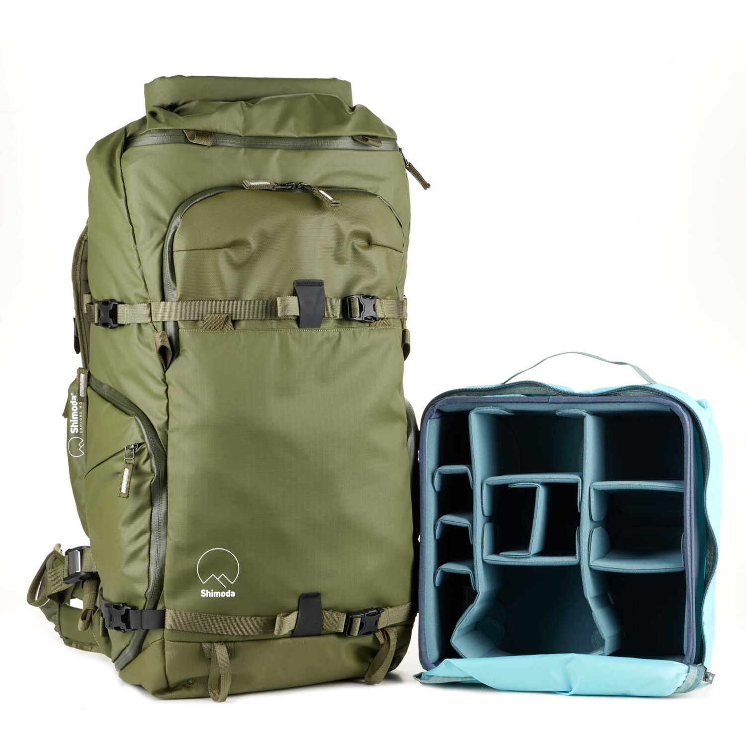 SHIMODA DESIGNS MOCHILA ACTION V2 X50 STARTER KIT VERDE / 520-140 - Imagen 2