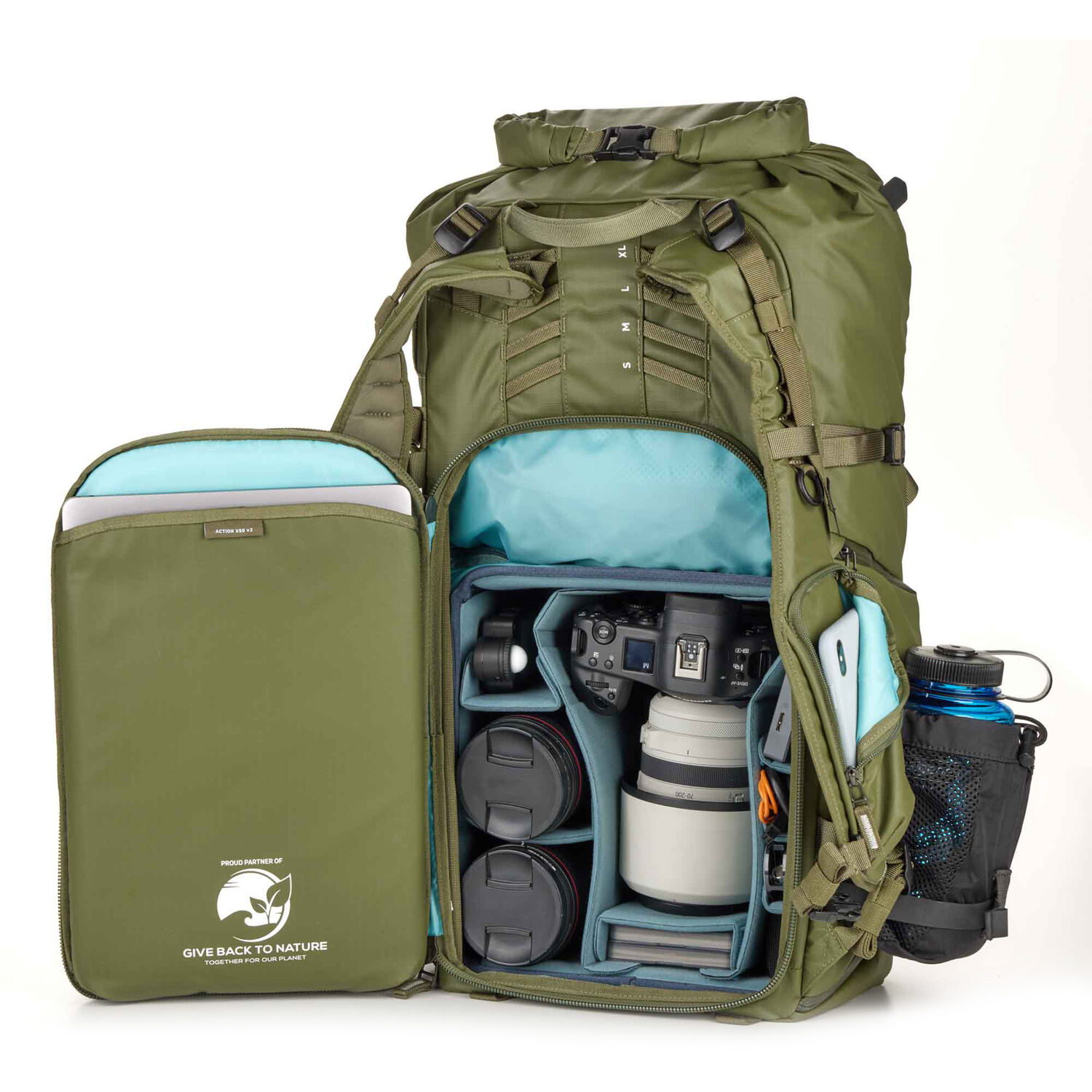 SHIMODA DESIGNS MOCHILA ACTION V2 X50 STARTER KIT VERDE / 520-140 - Imagen 4