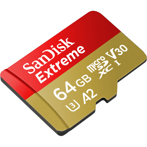 SanDisk 64GB Extreme UHS-I Tarjeta de Memoria microSDXC / SDSQXAH-064G-GN6MN - Imagen 2