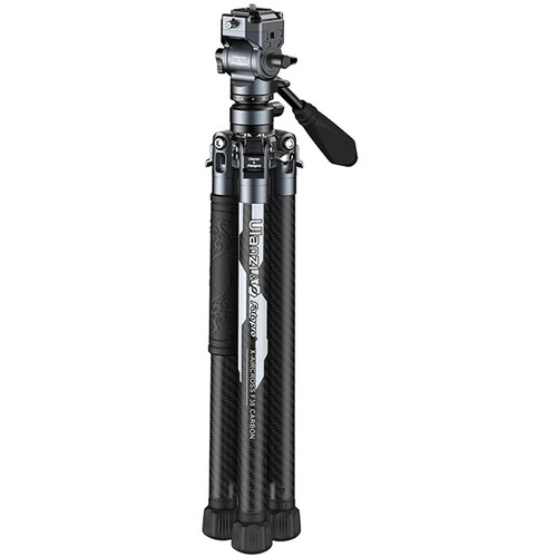 Ulanzi F38 Trípode para Vídeo Portátil en Fibra de Carbono (Soporta 10kg) - Imagen 2
