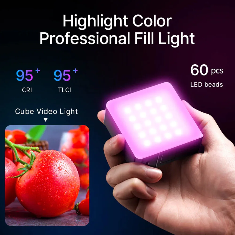 Ulanzi VL49 RGB PRO Led Multicolor con Batería Recargable de 2500mAh (T° de 2500K a 9000K) - Imagen 5