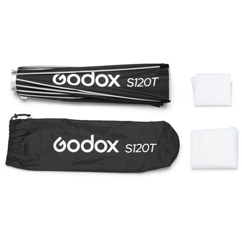 Godox S120T Softbox Parabolico tipo Sombrilla de Armado Rápido (120cm) - Imagen 5