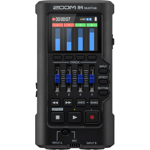 Zoom R4 MultiTrak Grabadora de Señal Flotante de 32-Bit con Rebote Estéreo