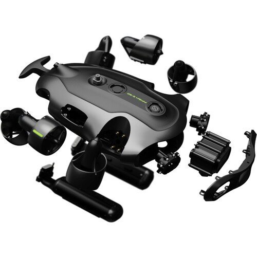 QYSEA FIFISH E-GO E200A ROV Submarino con IA Brazo Robótico con Pinza 2 Baterías y Maleta (Cable de 200m) - Imagen 5
