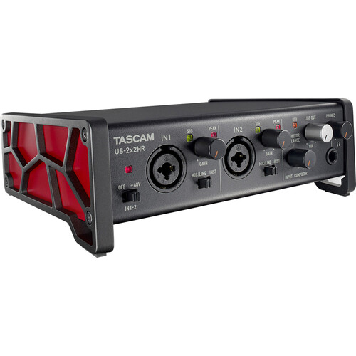 TASCAM US-2x2HR Interfaz de Audio USB-C 2.0 Audio/MIDI de 2 Canales