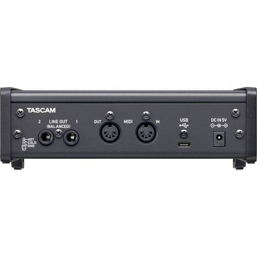 TASCAM US-2x2HR Interfaz de Audio USB-C 2.0 Audio/MIDI de 2 Canales - Imagen 3