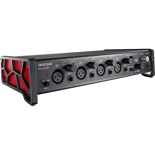 TASCAM US-4x4HR Interfaz de Audio USB-C 2.0 Audio/MIDI de 4 Canales