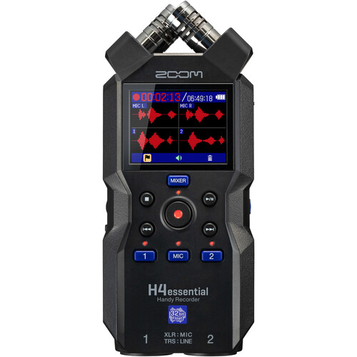 Zoom H4essential Grabadora de Audio Portátil de 4 pistas y 32 bits Flotante - Imagen 2