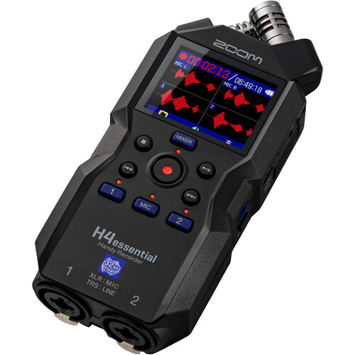 Zoom H4essential Grabadora de Audio Portátil de 4 pistas y 32 bits Flotante - Imagen 3