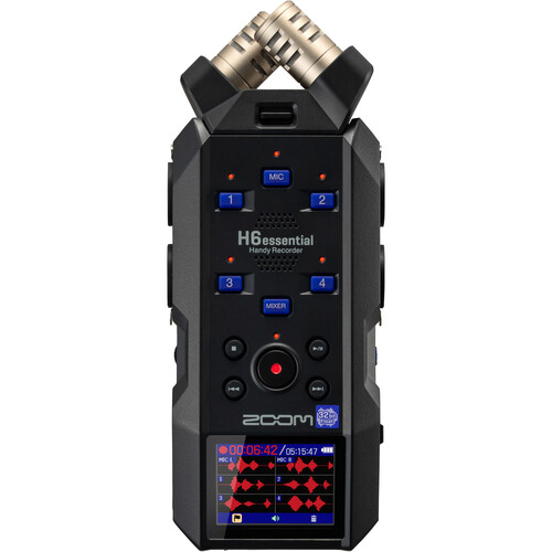 Zoom H6essential Grabadora de Audio Portátil de 6 pistas y 32 bits Flotante - Imagen 2