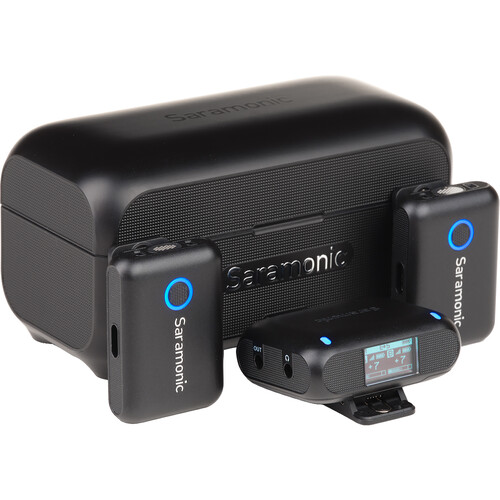 Saramonic Blink500B2+ Kit de Lavalier Inalámbricos 3 en 1 Conectores USB-C, Lightning y 3.5mm (2,4GHz) - Imagen 2