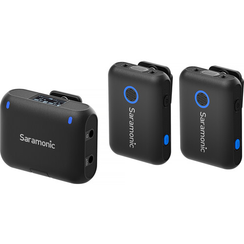 Saramonic Blink500B2+ Kit de Lavalier Inalámbricos 3 en 1 Conectores USB-C, Lightning y 3.5mm (2,4GHz) - Imagen 6