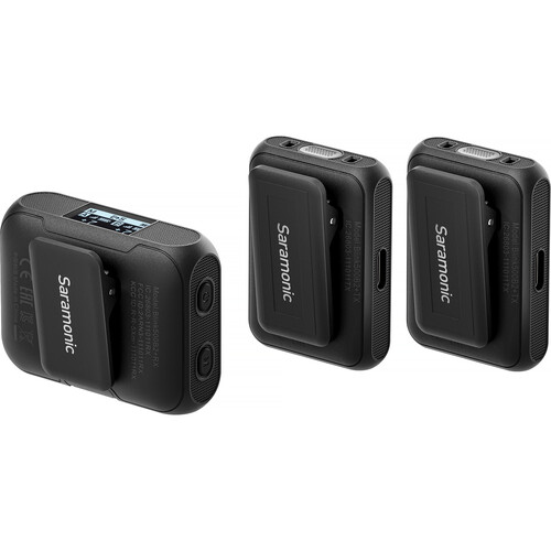 Saramonic Blink500B2+ Kit de Lavalier Inalámbricos 3 en 1 Conectores USB-C, Lightning y 3.5mm (2,4GHz) - Imagen 5