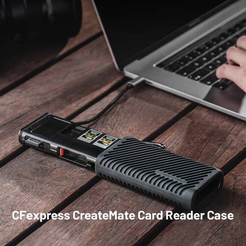 PGYTECH CreateMate Estuche y Lector de Tarjetas de Memorias CFexpress Tipo A / SD / P-GM-164 - Imagen 3