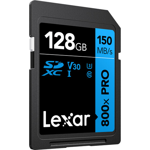 Lexar 128GB de Alto Rendimiento 800xPro SDXC-UHS-I V30 150 MB/s. Serie BLUE / LX20001 - Imagen 2