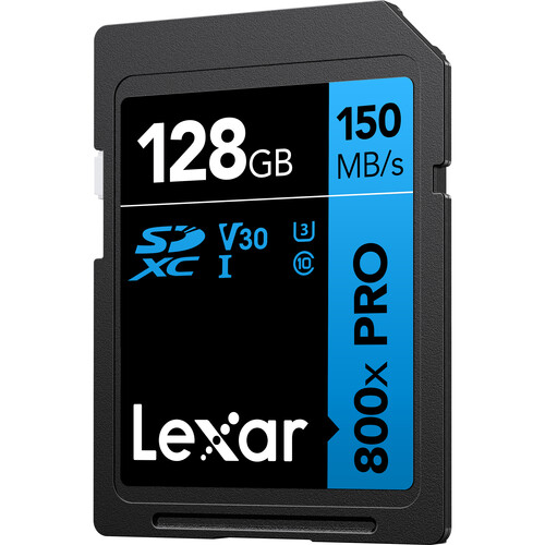 Lexar 128GB de Alto Rendimiento 800xPro SDXC-UHS-I V30 150 MB/s. Serie BLUE / LX20001 - Imagen 3