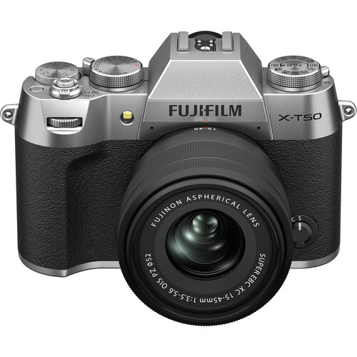 FUJIFILM X-T50 Kit Cámara Mirrorless con Lente 15-45mm f/3.5-5.6 (SILVER) / CD80253 - Imagen 2
