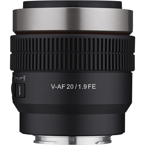 Samyang Cine V-AF 20mm T1.9 FE Lente para Sony E - Imagen 2