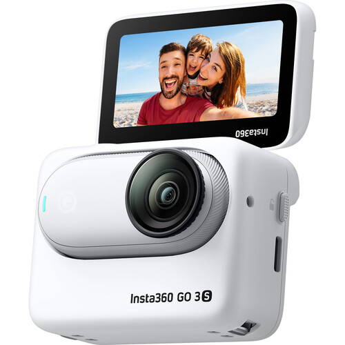 Insta360 GO 3S Cámara de Acción, Paquete Standar (128GB, Arctic White) / IN10005