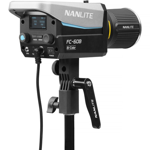 Nanlite FC60B Bi-Color LED Spotlight Montura FM y Adaptador Bowens 60W / 02-055 - Imagen 2