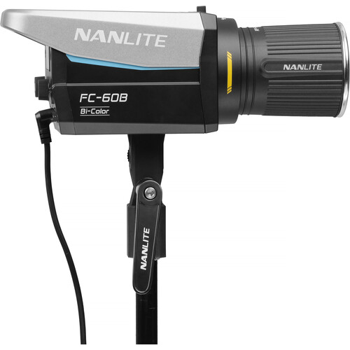 Nanlite FC60B Bi-Color LED Spotlight Montura FM y Adaptador Bowens 60W / 02-055 - Imagen 3
