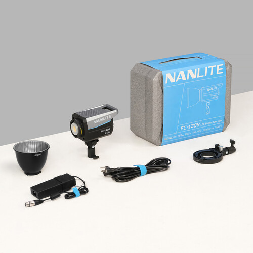 Nanlite FC120B Bi-Color LED Spotlight 120W Montura FM y Adaptador Bowens / 02-054 - Imagen 9
