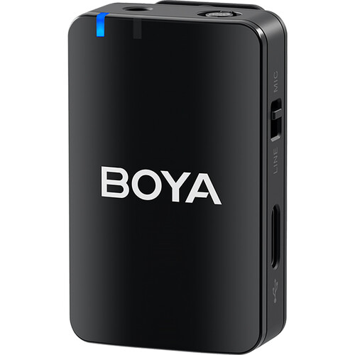 BOYA BOYAMIC Micrófono Lavalier Inalámbrico Doble para Cámaras y Smartphones (2,4GHz) - Imagen 2