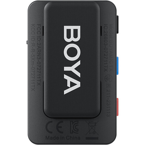 BOYA BOYAMIC Micrófono Lavalier Inalámbrico Doble para Cámaras y Smartphones (2,4GHz) - Imagen 4