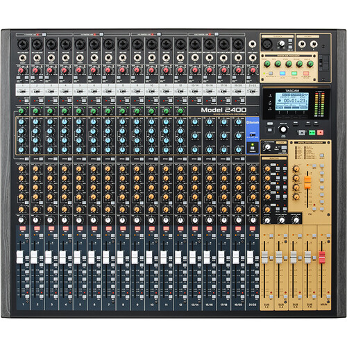 TASCAM Model 2400 Consola de Grabación Analógica de 24 Pistas con Interfaz de Audio