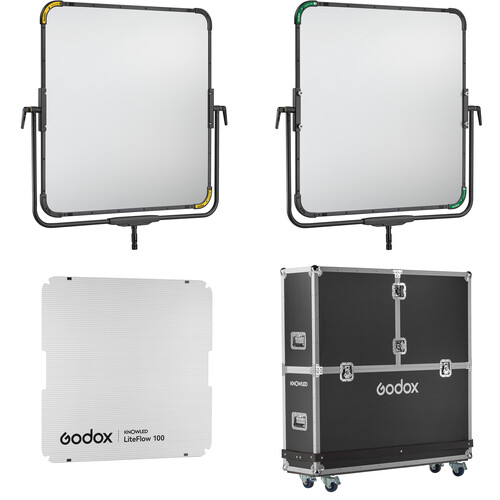 Godox KNOWLED LiteFlow 100 Reflector de Doble Cara (40 x 40", Travel Kit)