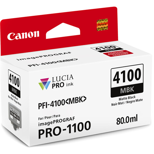 Canon PFI-4100 MBK Tinta MATTE BLACK (imagePROGRAF PRO-1100)