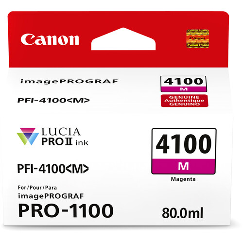 Canon PFI-4100 M Tinta MAGENTA (imagePROGRAF PRO-1100) - Imagen 2